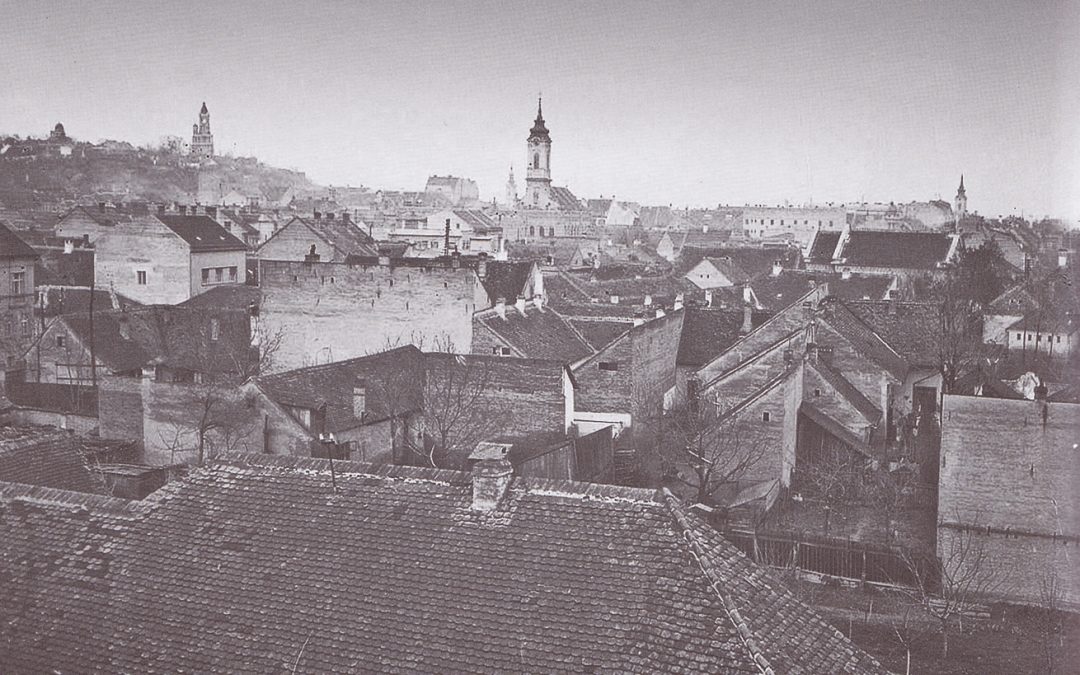 Gardoš i Donji grad, pogled sa Ćukovca – 1935 god