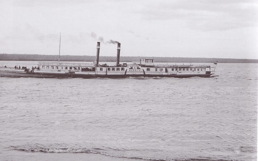 Brod Kraljica Marija prolazi pored zemunske obale – 1932 god