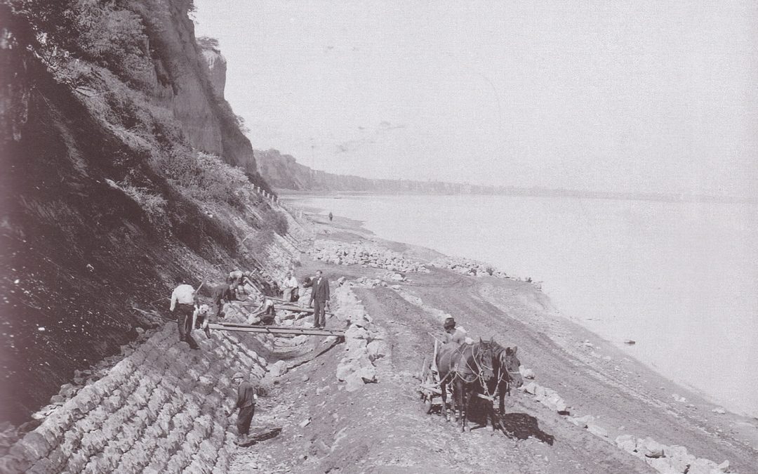 Izgradnja obaloutvrde na desnoj obali Dunava kod Široke Staze – 1932
