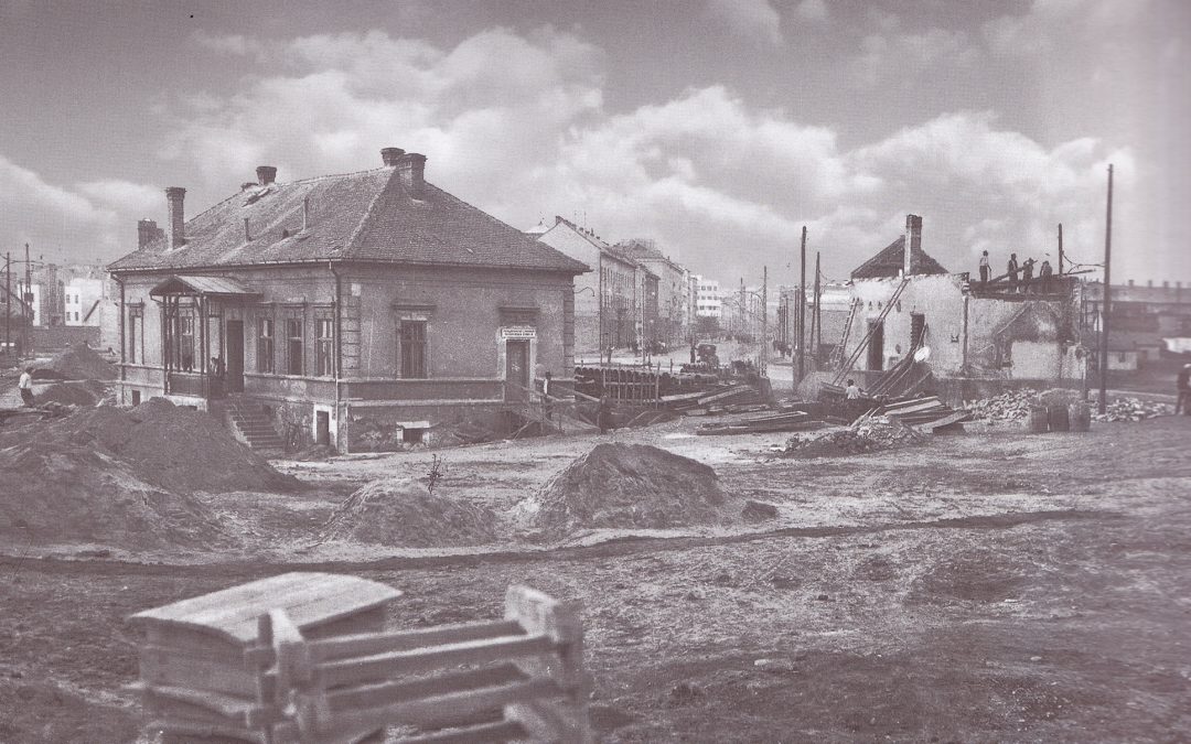 Radovi na raskrsnici Karađorđevog trga – 1935 god