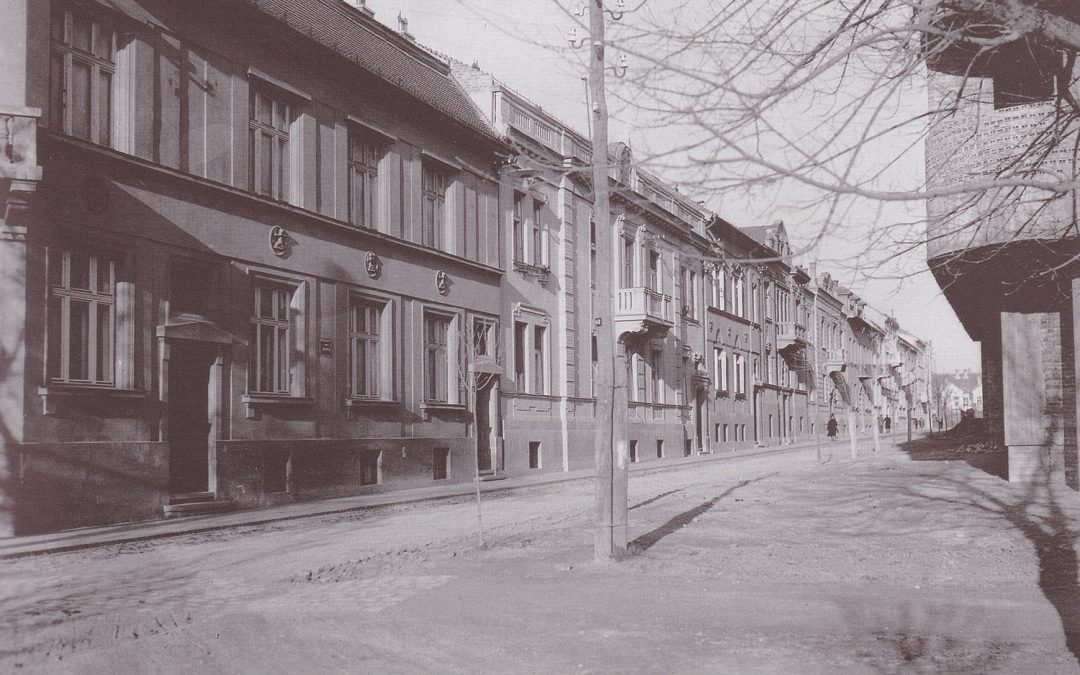 Akademska ulica i zgrada Komande vazduhoplovstva u izgradnji – 1935 god